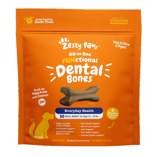 Zesty Paws dental bones for dogs