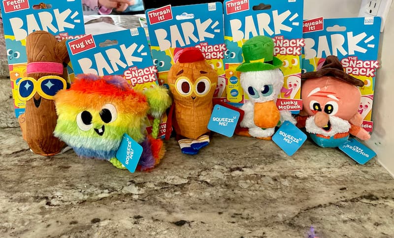 Bark Snack Pack toys