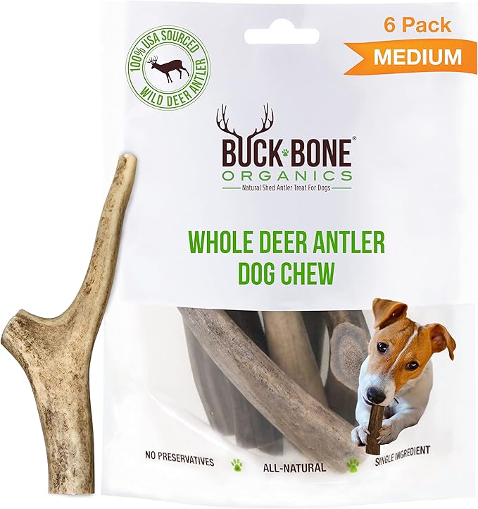 Buck Bone Organics antler dog chews